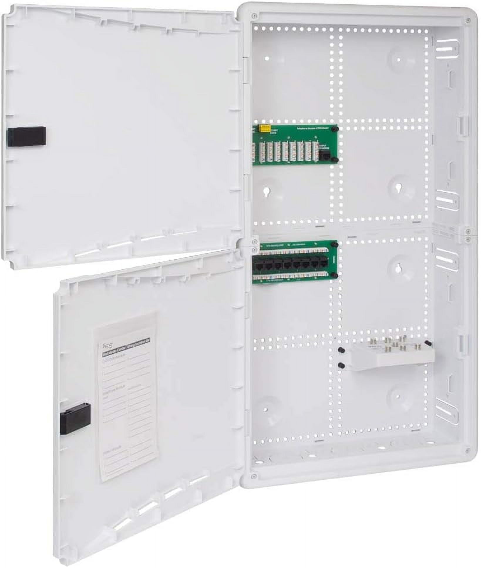 Plastic Structured Wiring Enclosure, Media Enclosure with Voice, Data