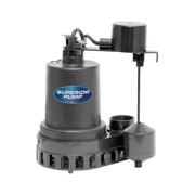 Superior Pump Plastic Submersible Sump Pump, Side Discharge - Pack of 2