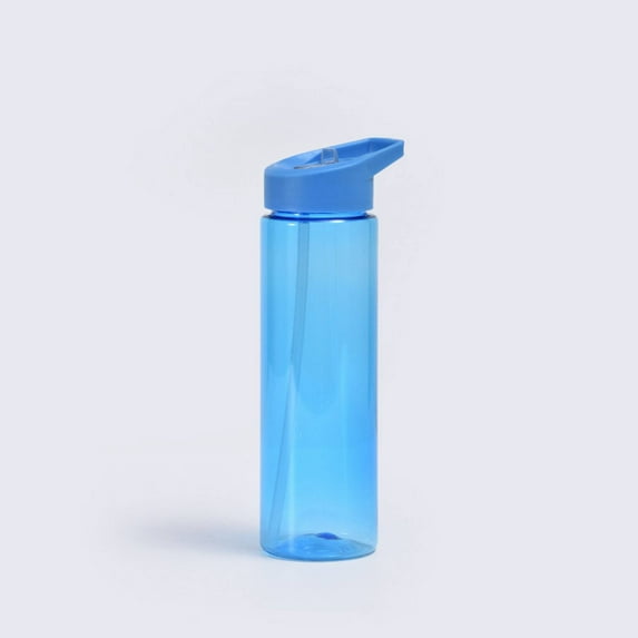 Plastic Suction Nozzle Straw Cup Outdoor Convenient Sports Water Bottle Blue A,700Ml Large Capacity Clear Water Bottle Leakproof Drink Bottle Water Cup Drinkware Cup for School Outdoor Sport