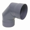 thumbnail image 1 of Plastic Supply 90 Degree Elbow, 6 in Duct Dia, Type I PVC, 9-5/8" L PVCEA06, 1 of 1