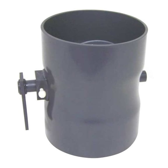 Plastic Supply Round Butterfly Damper, Type I PVC, 10-1/2" H PVCBD08