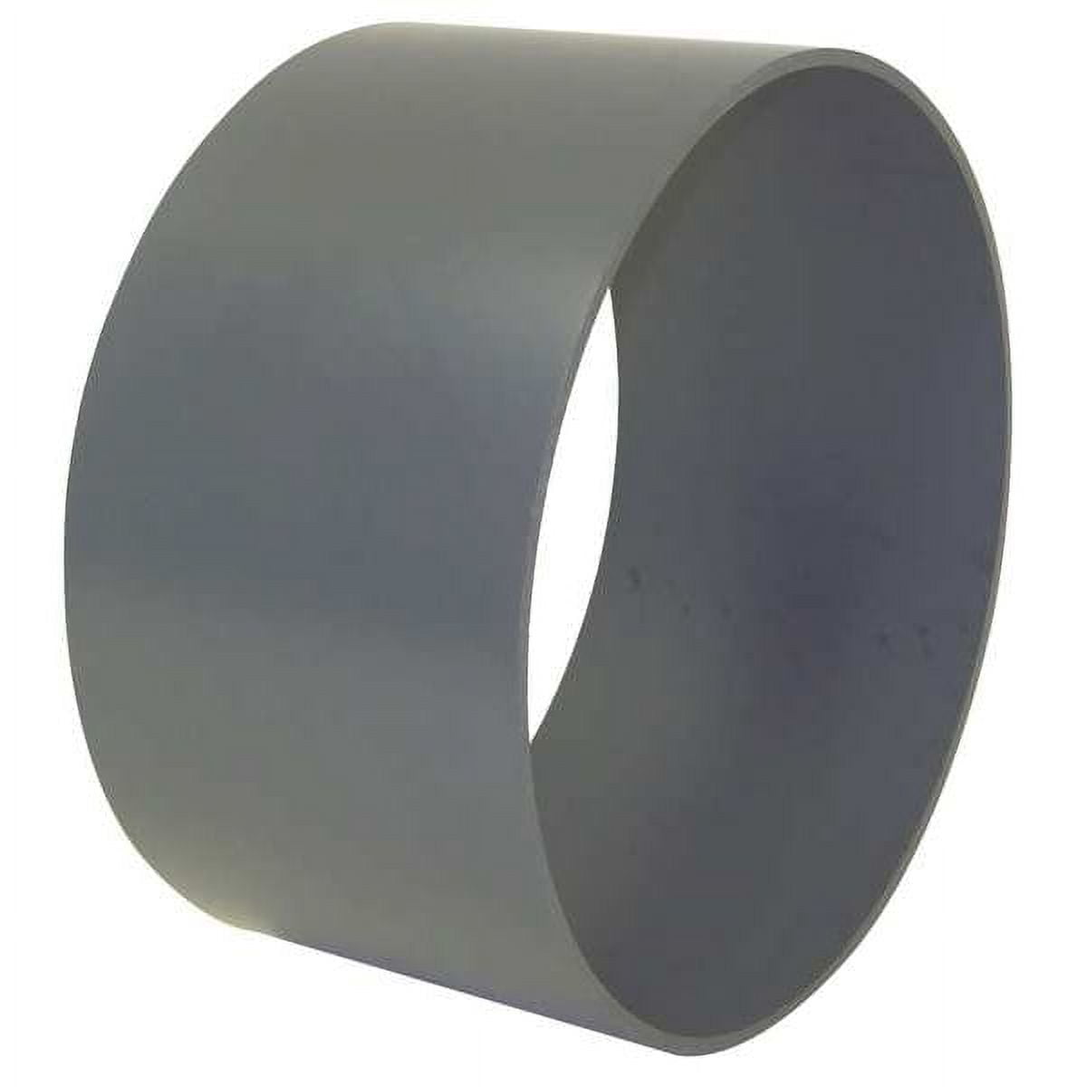 Plastic Supply Coupling, PVC Material, 10 Inch Duct Size, Round, Dark ...