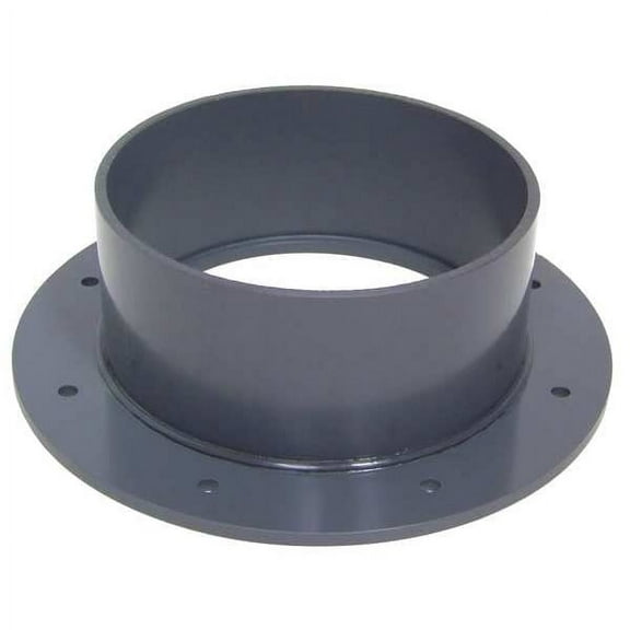 Plastic Supply Flange,12" Duct Size PVCF12