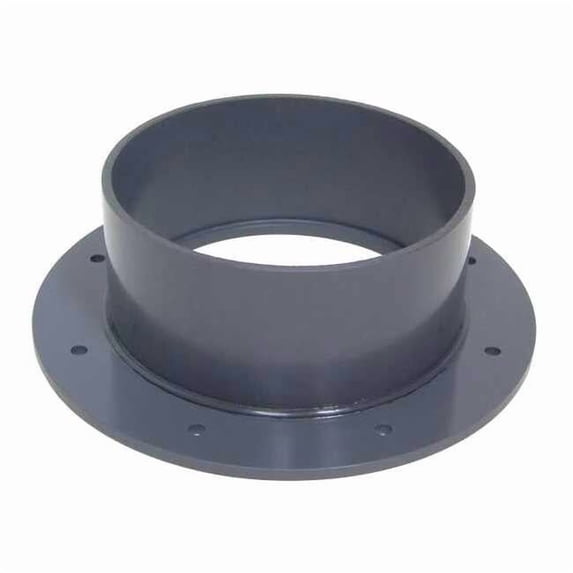 Flange Adapter, 16 in Duct Dia, Type I PVC, 20" L, 3-3/4" H PVCF16