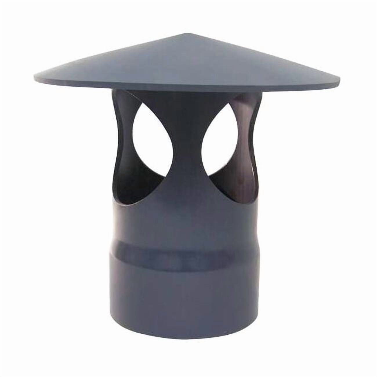 17" x 13-1/2" Round Rain Cap PVCRCA08