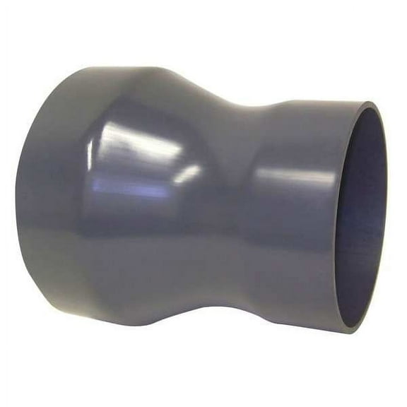 Duct Reducer, 12 in x 10 in Duct Dia, Type I PVC, 9-3/4" L