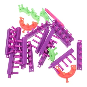 Mini Knitting Kit for Home Crafts, Plastic Material, Easy to Use, Complete 1 Set for Beginners and Hobbyists