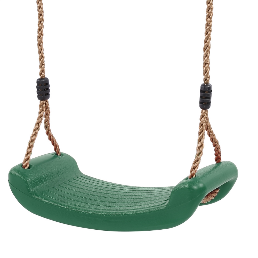Plastic Swing Seat with Adjustable Rope, Tree Swings for Swing Set