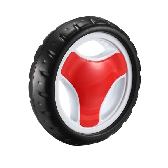 Plastic Swivel Pulley Wheel 126mm/5inch Dia Single Wheel 6mm Mounting Hole Dia