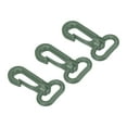 thumbnail image 1 of Plastic Swivel Snap Hook Rotary Lobster Clasp Buckle for Backpack Luggage Webbing Strap, Dark Green, 3 Pack, 1 of 6