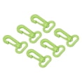 thumbnail image 1 of Plastic Swivel Snap Hook Rotary Lobster Clasp Buckle for Backpack Luggage Webbing Strap, Light Green, 6 Pack, 1 of 6