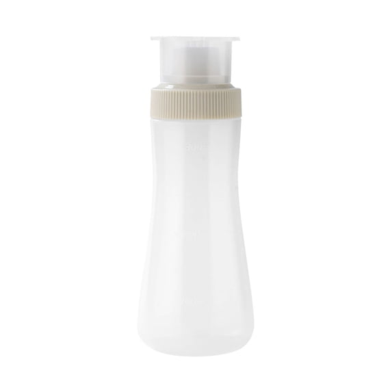 Plastic Syrup Squeeze Dispenser Bottle with Sealed Lid, Reusable Container for Pancake Syrup Sauce & Baking Supplies, 11.83 fl oz