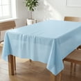 thumbnail image 1 of Plastic Table Cloth Disposable 12 Pack, 54 x 108 Inch, Blue, for Party Picnic Wedding, 1 of 5