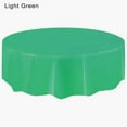 thumbnail image 1 of Plastic Table Cloth Disposable , Disposable Table Cloths for Parties, Weddings, Decorative Round Tablecloths, 2.13M Pink Plastic Tablecloth, Leakproof & Sturdy, 1 of 3
