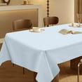 thumbnail image 1 of Plastic Table Cloths,Table Cloths Rectangle,72*54IN Large Plastic Rectangle Table Cover Cloth Wipe Clean Party Tablecloth Covers,Rectangle Vinyl Tablecloth, Waterproof Spillproof Plastic(Blue), 1 of 7