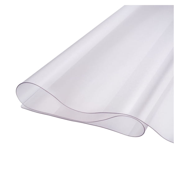 Plastic Table Cover 42x60 Inch, 1.5mm Frosted PVC Table Protector, Waterproof Desk Mat for Dining Table, Office Desk, Nightstand