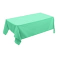 thumbnail image 1 of Plastic Table Cover, Disposable Tablecloth, Large Plastic Rectangle Table Cover Wipe Clean Party Tablecloth, Heavy-Duty Durable Plastic, 72x54 Inch Size, Solid Color, Tear and Stain Resistant, 1 of 8
