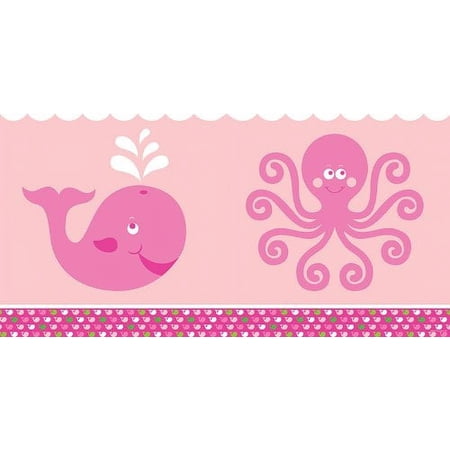 Plastic Table Cover, Ocean Preppy Girl