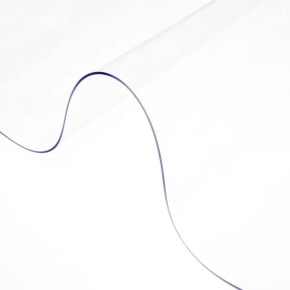 Plastic Table Cover, Transparent PVC Table Protector, Rectangle Clear Desk Mat, Water Oil Proof for Dining Table Coffer Table Kitchen Worktable Dresser Cabinet