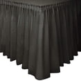 thumbnail image 1 of Plastic Table Skirt, 14 ft, Black, 1ct, 1 of 2