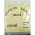 thumbnail image 1 of Plastic Table Skirt Adhesive Pleated, 29-Inch x 14-feet, Ivory, 1 of 1