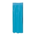 thumbnail image 1 of Plastic Table Skirting 29" X 14' Turquoise - 6 Pack (1 Per Package), 1 of 6