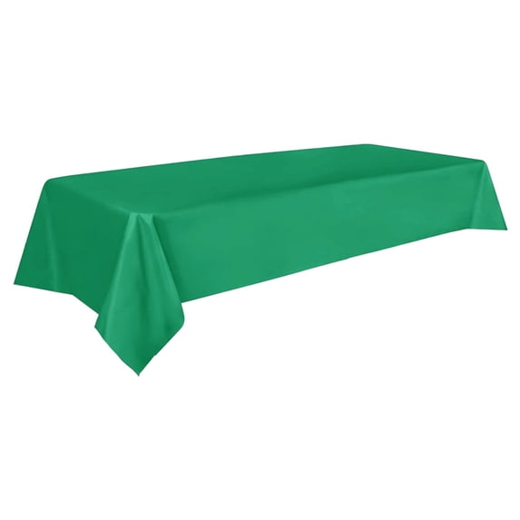 Plastic Tablecloth 54 X 108 Inch Disposable Table Cloth For 6FT Rectangle Tables Leakproof Sturdy Thick Table Cover For Picnic And Wedding
