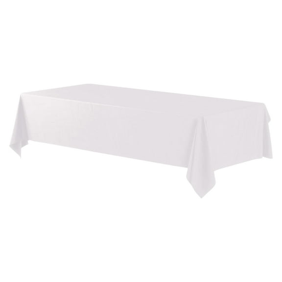 Plastic Tablecloth, Sturdy Disposable Table Cloth, 54 X 108 Inches Table Cloths for Parties Disposable, Effortless Cleanup for Picnic Table Cloths Parties Birthday and Any Occasion