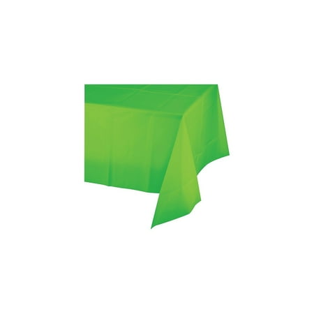 Plastic Tablecover, Lime, 54" x 108"