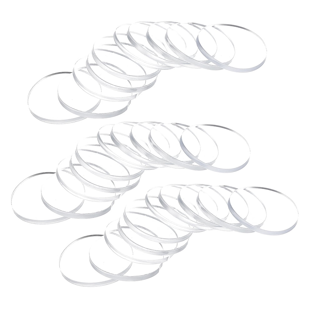 Plastic Tables Glass Suction Cup Gasket Rubber Matting Door Bumpers Clear Pads 30 Pcs