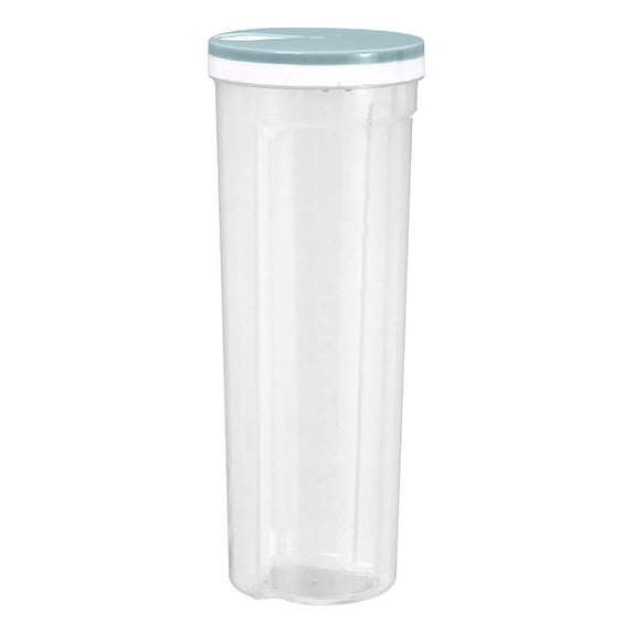 Plastic Tall Food Storage Box, Spaghetti Noodle Pasta Container with Locking Lid, Clear Dry Food Keeper Canister, Cereal Crisper Box, Nut Candy Dry Storage Jar