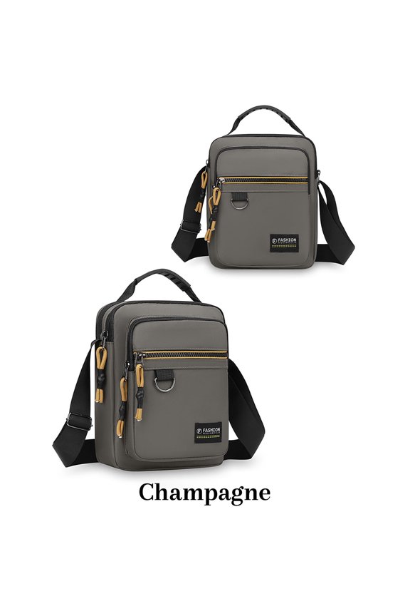 Men's Chest Bag | Small Shoulder Backpack for Running, Cycling & Travel | Lightweight Breathable Polyester | Multi-Compartment Storage | Water Resistant | Adjustable Strap | 24x20x7cm Versatile