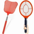 thumbnail image 1 of Plastic Telescopic Fly Swatter & Electric Handheld Bug Zapper Racket for Camping - Powerfull Zapper Racket for Flies/Bug & Mosquito - Portable Fly Zapper (2 AA Batteries not Included), 1 of 8