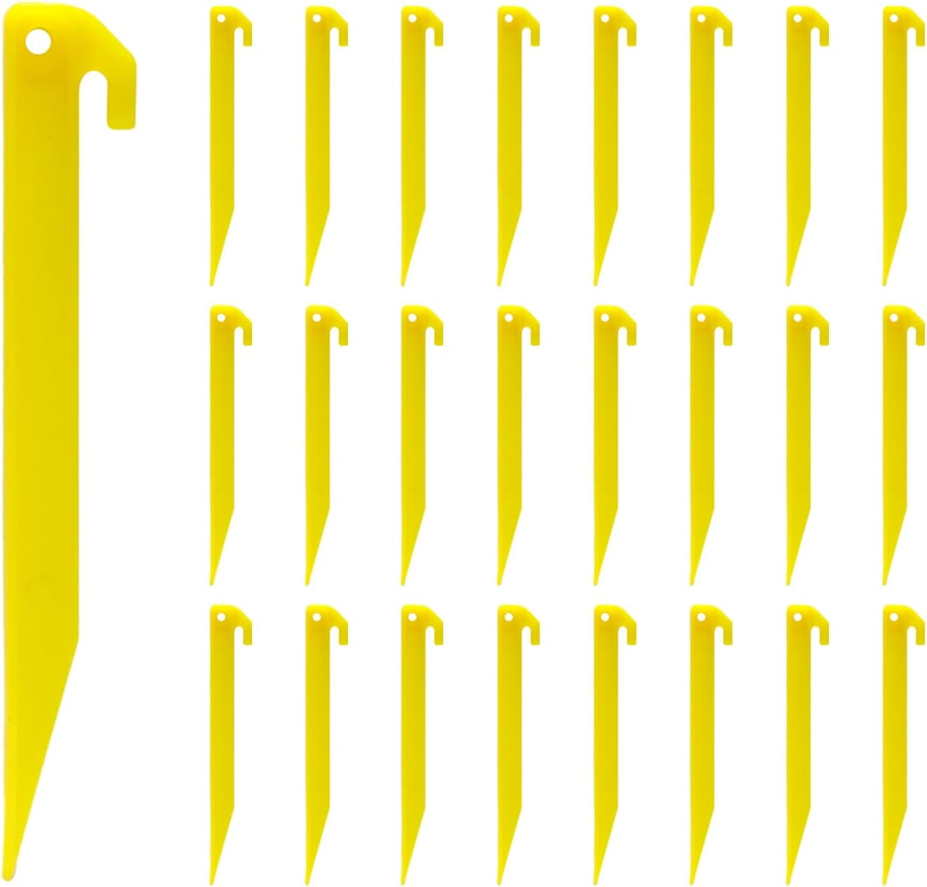 Plastic Tent Pegs Durable Spike Hook for Awning Camping Caravan, Tent Stakes for Outdoor Lawn Beach Garden Decoration and Fixation