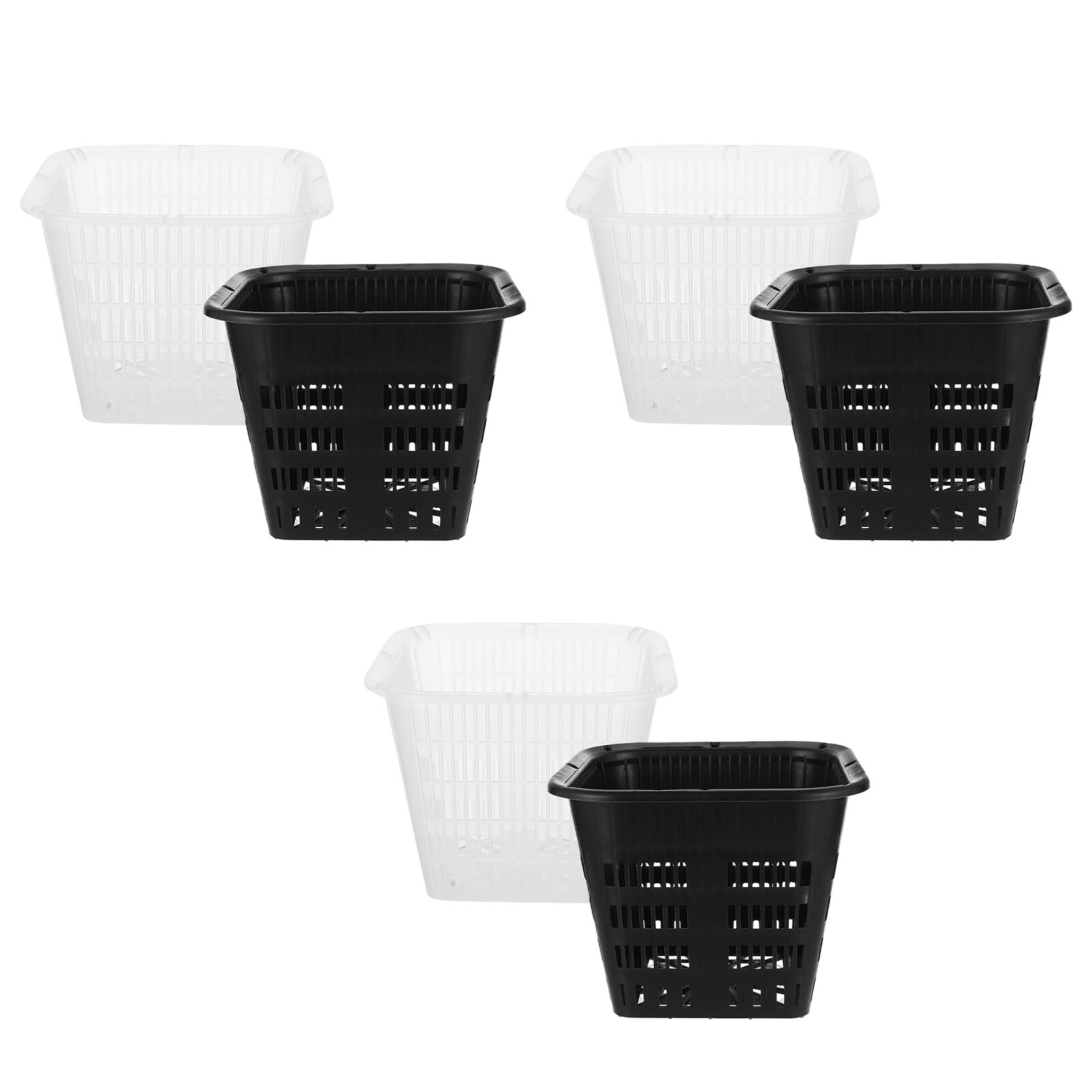 Plastic Terrarium Planting Basket Hydroponic Net Pots Mesh Plants