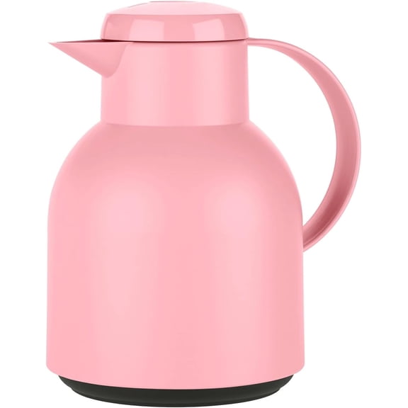 Plastic Thermos Flask 1 Liter, Powder Pink