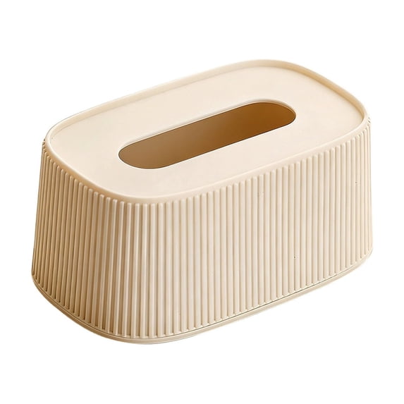 Plastic Tissue Box Dispenser for Facial Tissues Napkin Storage Home Office Car Use