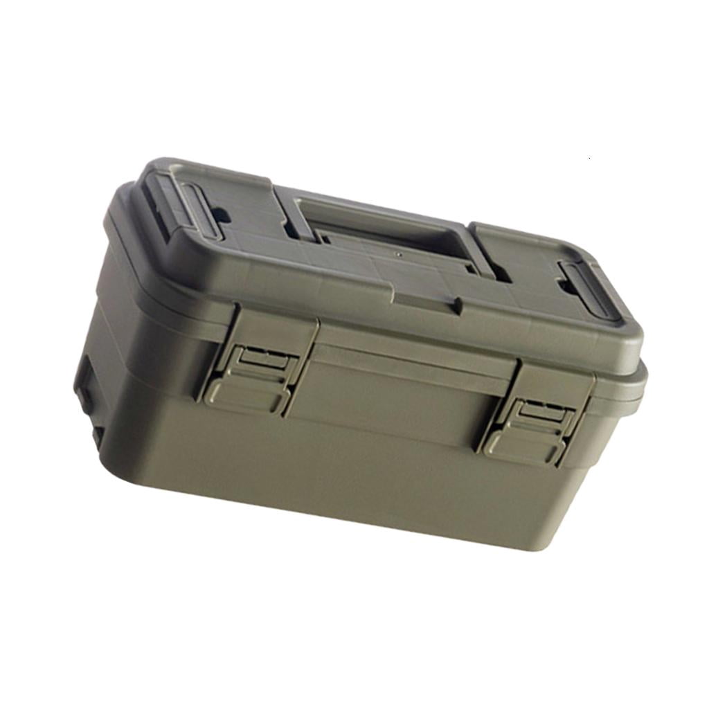 Plastic Tool Box Organizer Medium 6.5L And Small 4L Sizes Feature Secure Lock Layered Compartments For Efficient Storage