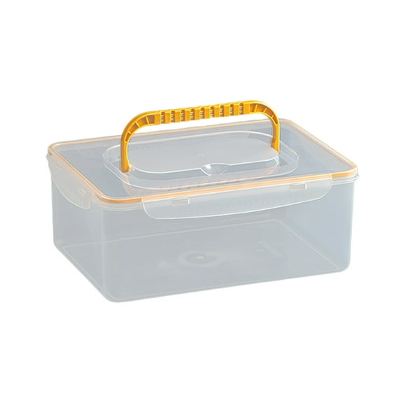 Plastic Tool Box with Handle,Heavy Duty Organizer Tool Box, Portable Tool Box Organizer for Household Workshops