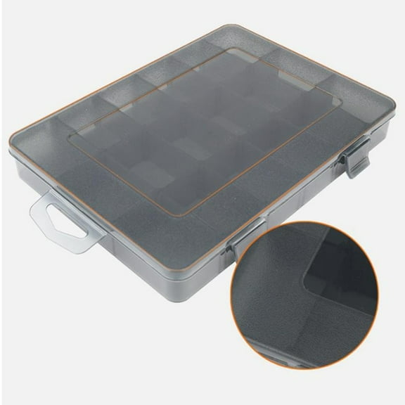 Plastic Tool Parts Box Storage Screw Box Electronic Component Drill Bit Grid Box B