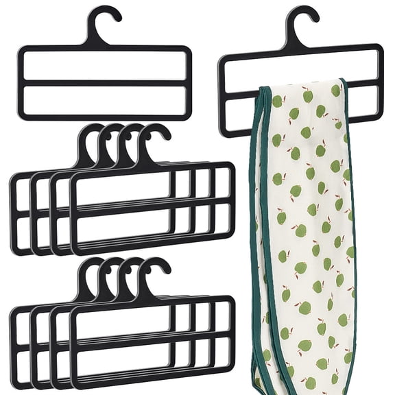 Plastic Towel Rack Hook Hangers Rectangle 119x183x3.5mm Inner Diameter: 29x168mm