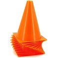 thumbnail image 1 of Plastic Traffic Cones - 12 Pack of 7” Construction Theme Party Sports Activity for Kids, 1 of 6