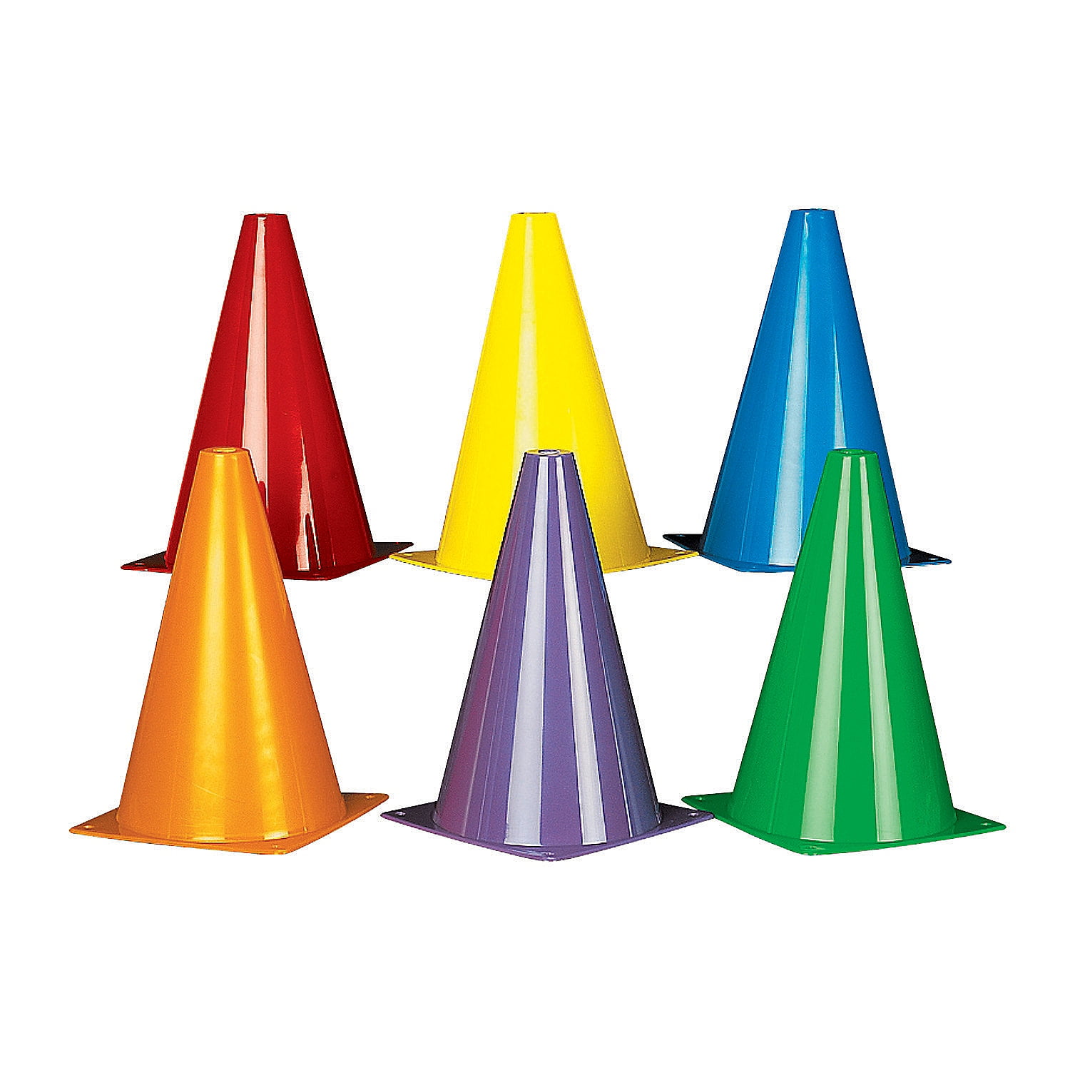 Fun Express - Plastic Traffic Cones - Toys - Active Play - Recess & PE ...