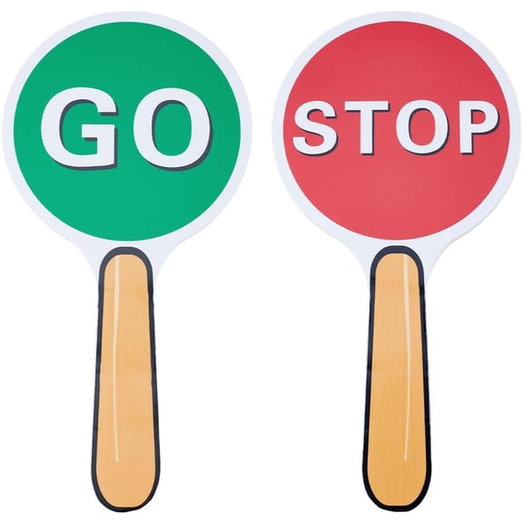 Plastic Traffic Sign Props Road Signs Game Miniature Accessories Green 300x150x6.5mm