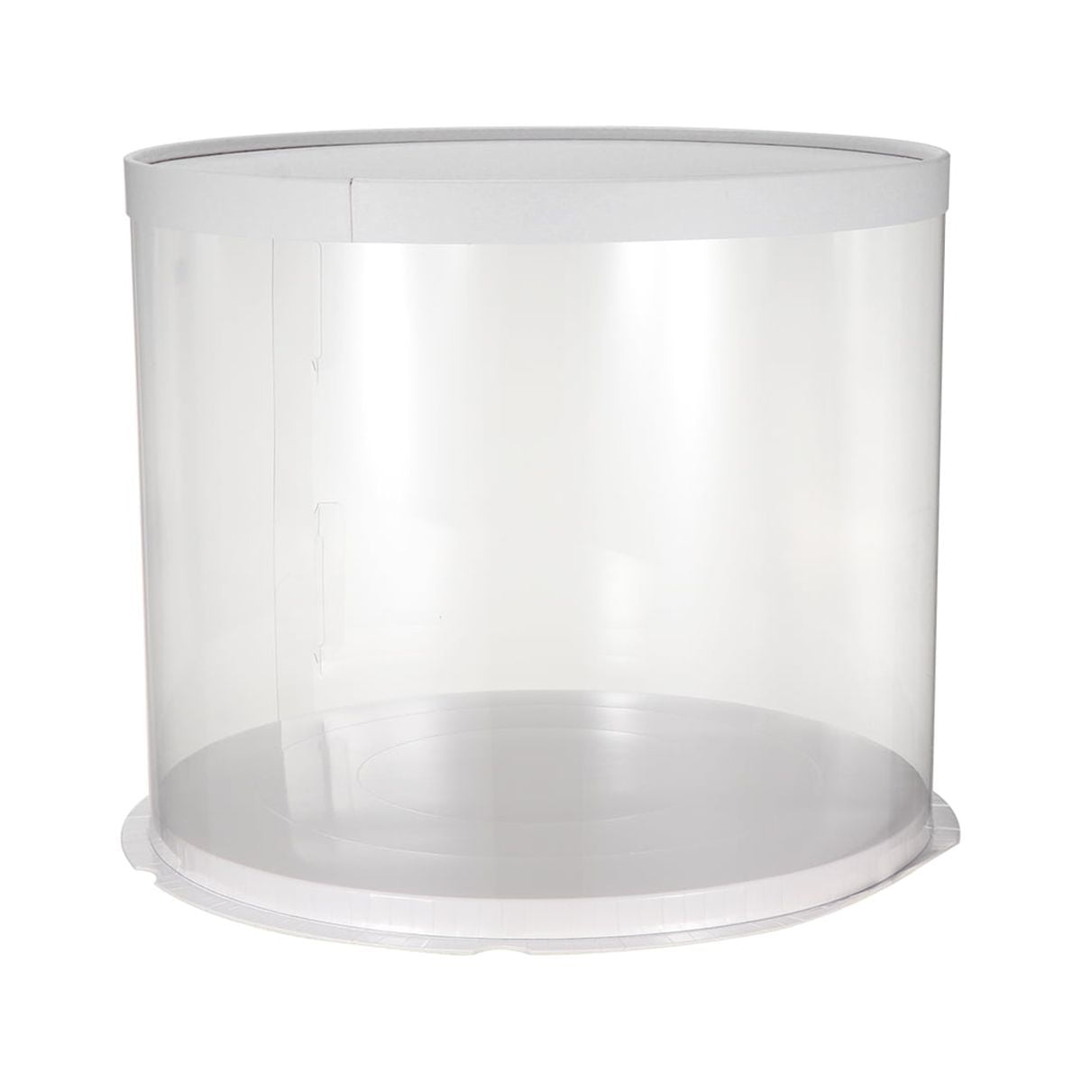 Plastic Transparent Cake Box Round Cake Packaging Boxes Organizer for ...