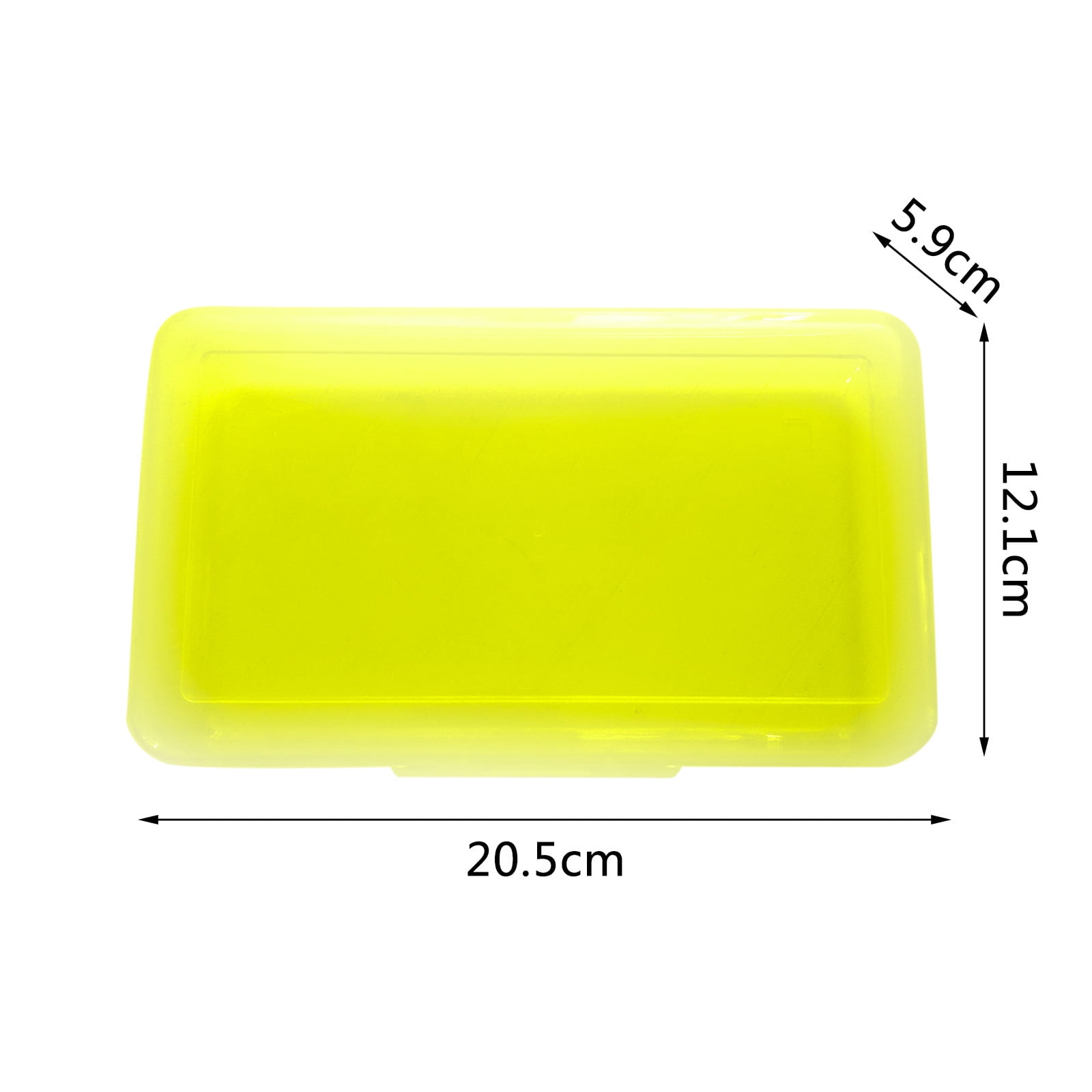 Plastic Transparent Stationery Storage Box Cute Sketch Art Student