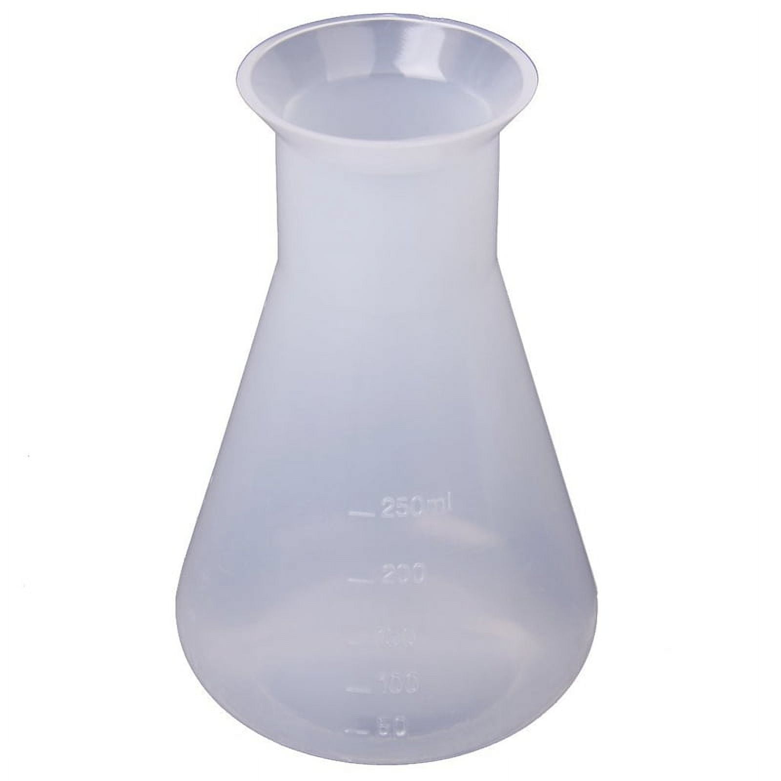 Plastic Transparent laboratory chemical flasks Container Bottle 250
