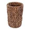 thumbnail image 1 of Plastic Trash Can for Bathroom, Small Waste Basket with Perforated Design, Compact Garbage Can for Bedroom Office Kitchen Desk, Lightweight Bin for Small Spaces Living, 11x6.3 Inches, 1 of 7