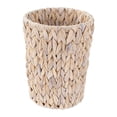 thumbnail image 1 of Plastic Trash Can for Bathroom, Small Waste Basket with Perforated Design, Compact Garbage Can for Bedroom Office Kitchen Desk, Lightweight Bin for Small Spaces Living, 11x6.3 Inches, 1 of 7