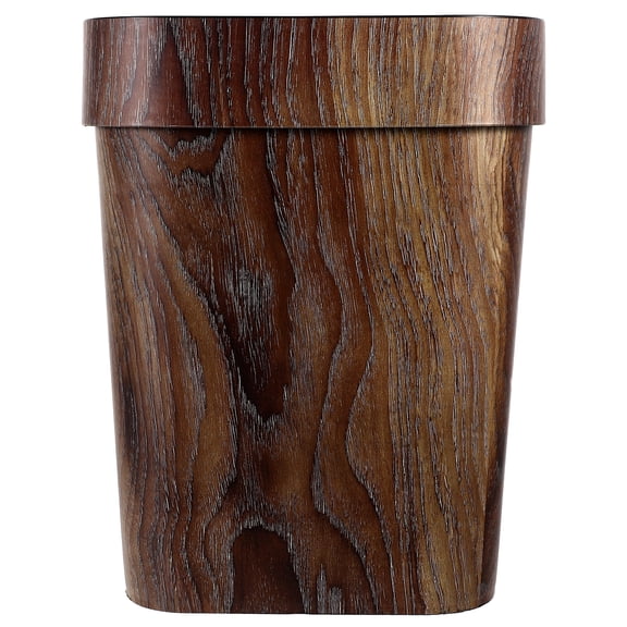 Supvox 1Pc Coffee Plastic Trash Can for Home Stylish Simple Waste Bin with Strong Bearing Capacity